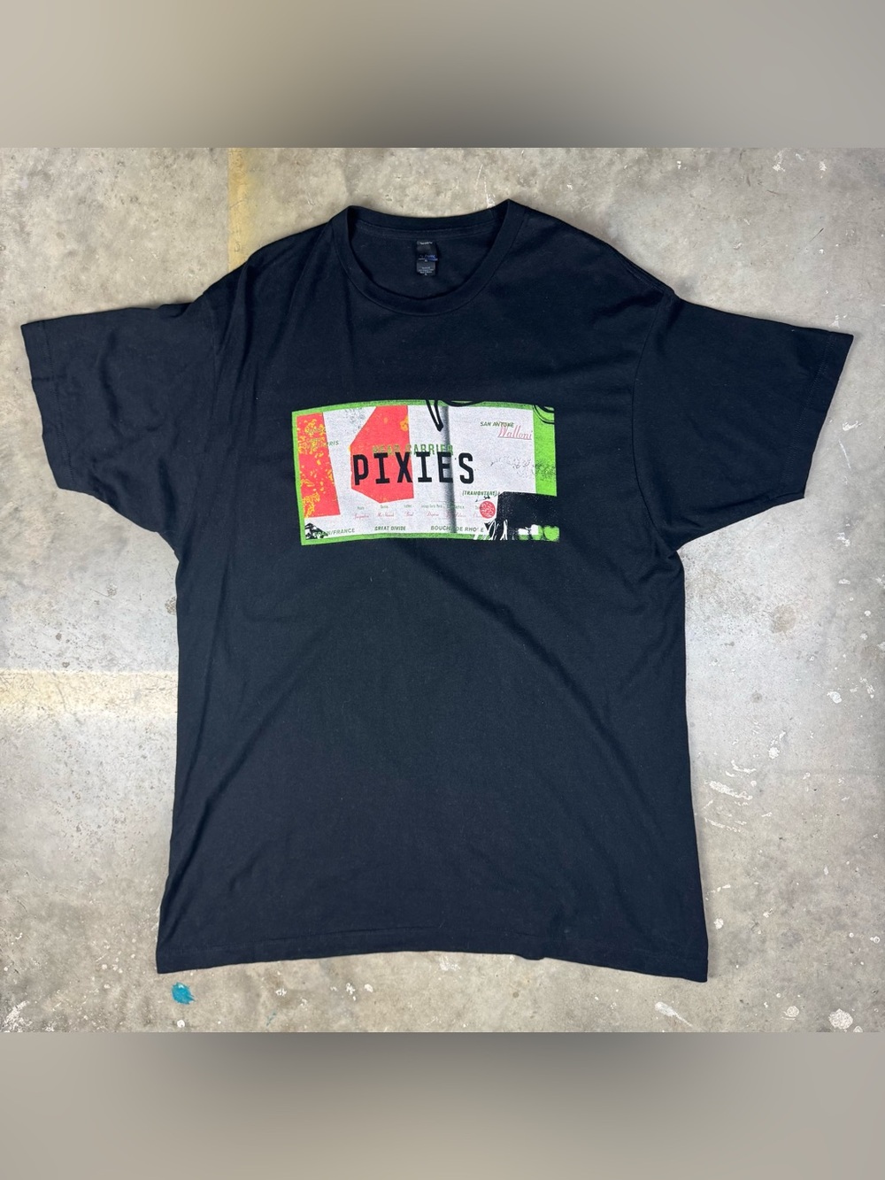 Pixies T-Shirt Size XL 2017 North American Tour Band Tee Alternative Rock Grunge